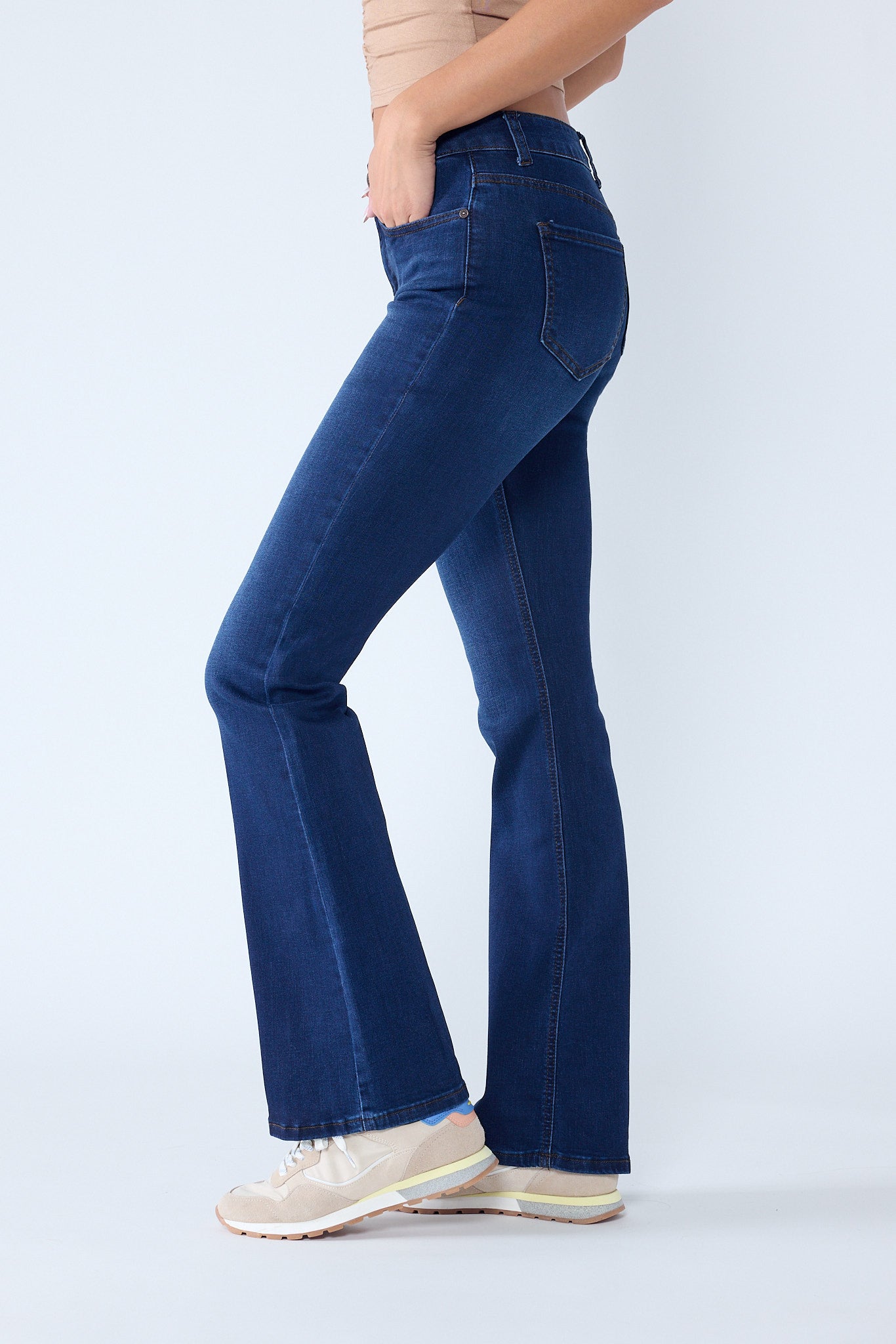 High Rise 5-Pocket Bootcut Jeans - Image 8